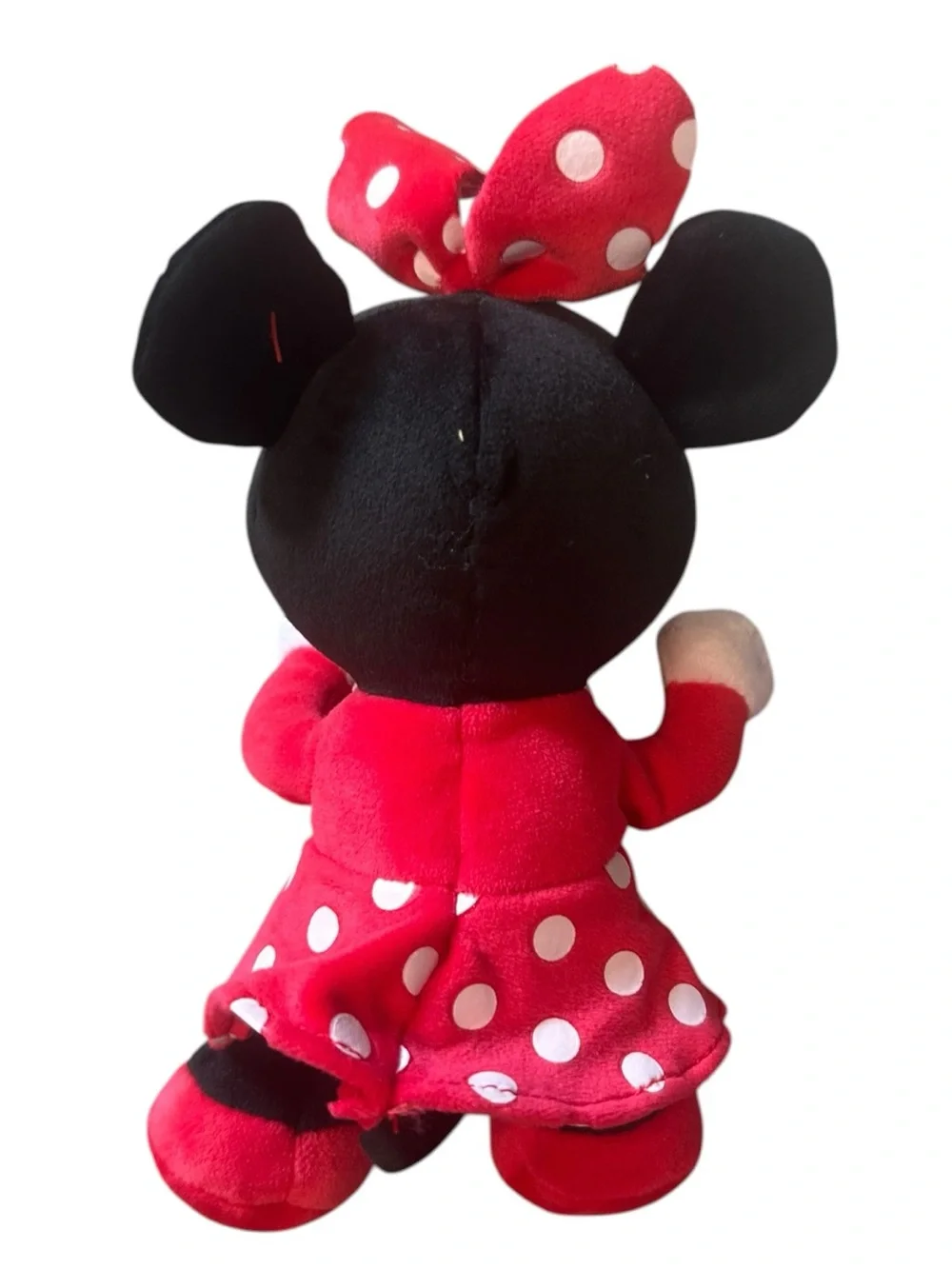 TY Sparkle Minnie Mouse Disney Plush Red Polka Dot Stuffed Animal 5”
